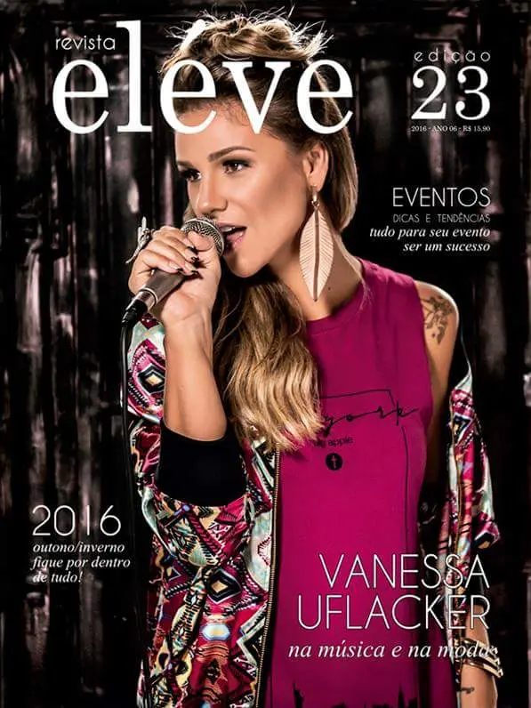 Capa da Revista Eleve com Vanessa Uflacker