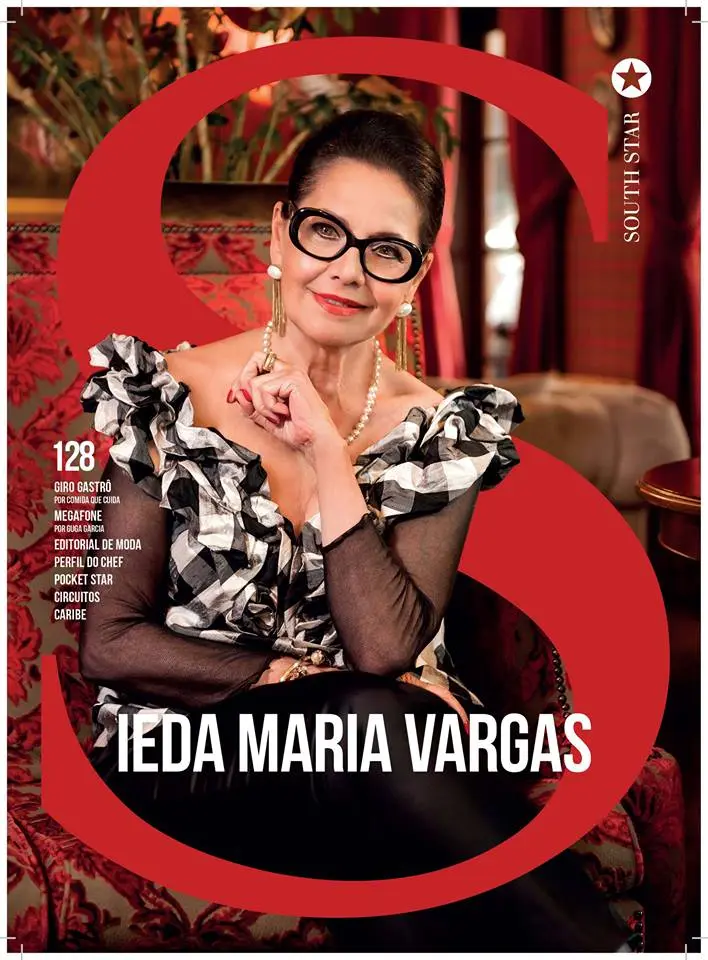 Capa da South Star com Ieda Maria Vargas