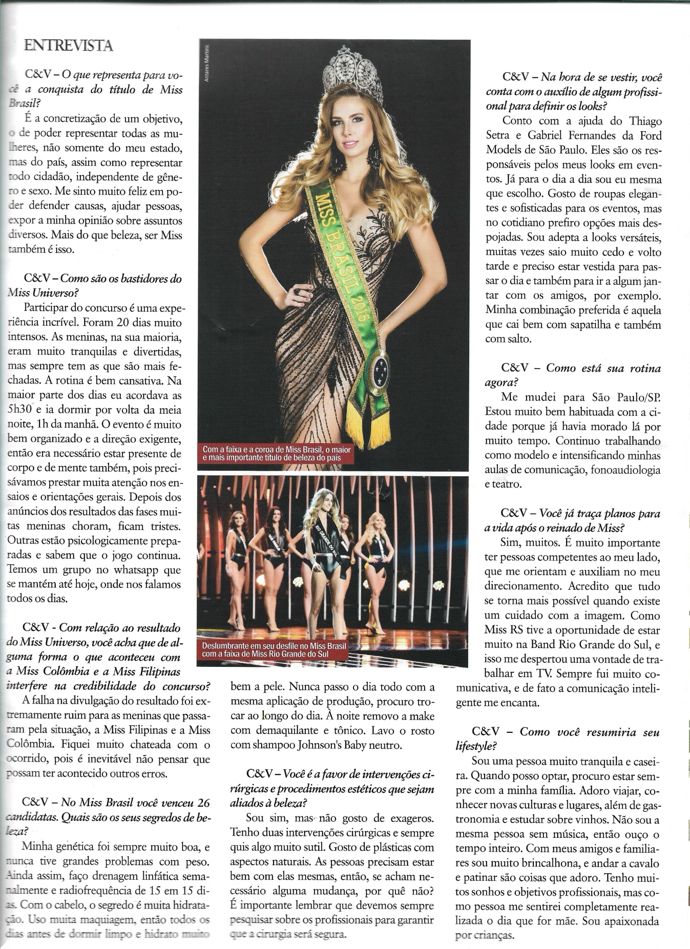 Entrevista com Marthina Brandt na CHICS & VIPS